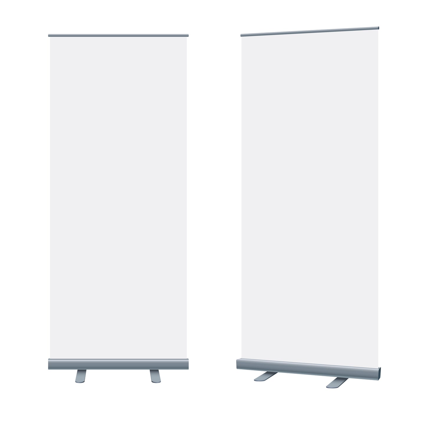 Polyester roll up banner with stand